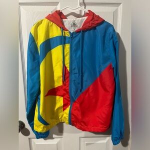 Disney Parks Pixar Luxo color block windbreaker jacket. Sz Medium